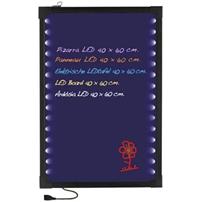 Lacor Tableau Lumineux À Led - 400x600 mm - Publicité Lacor Tableau Lumineux À Led - 400x600 mm - Publicité