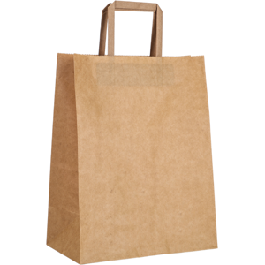 Dynasteel Sac Cabas Kraft 26 x 14 x 33 cm - Lot de 250