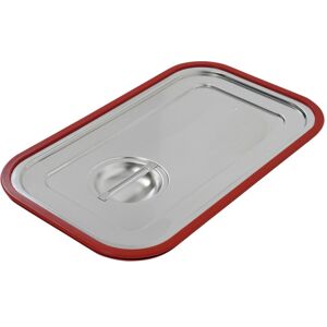 Couvercle pour Bac GN 1/1 - Argent, compatible lave-vaisselle - Publicité Couvercle pour Bac GN 1/1 - Argent, compatible lave-vaisselle - Publicité