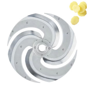 Disque éminceur Robot-Coupe - 4mm pour pommes de terre cuites - Inox - Publicité Disque éminceur Robot-Coupe - 4mm pour pommes de terre cuites - Inox - Publicité