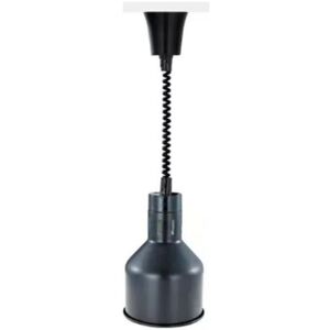 Dynasteel Lampe Chauffante Noire avec Ampoule