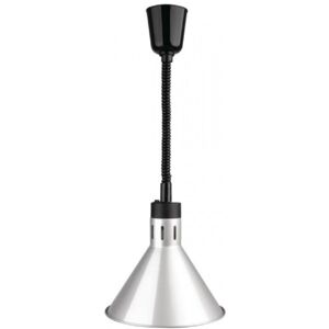 Dynasteel Lampe Chauffante Conique Argentée avec Ampoule