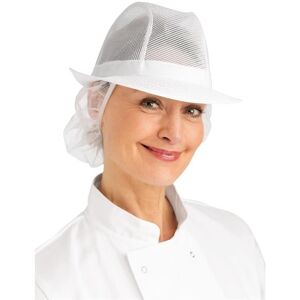 FourniResto Chapeau Trilby Blanc avec Résille - Taille L - Publicité FourniResto Chapeau Trilby Blanc avec Résille - Taille L - Publicité