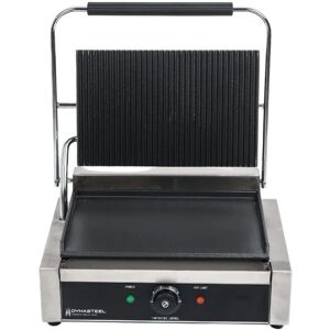 Dynasteel Grill Panini Grande Surface Rainurée/Lisse