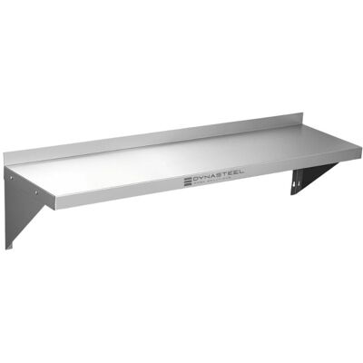 Dynasteel Etagère Murale en Inox - L 1400 x P 300 mm - Publicité Dynasteel Etagère Murale en Inox - L 1400 x P 300 mm - Publicité