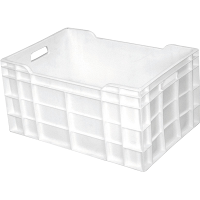 GILAC Boîte de Rangement Blanche 600x400 - 60 L - Résistante aux Chocs - Publicité GILAC Boîte de Rangement Blanche 600x400 - 60 L - Résistante aux Chocs - Publicité