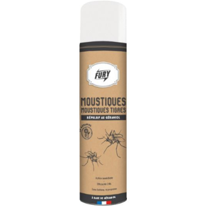 Réducteur de moustiques et moustiques tigres au géraniol FURY - 400 ml - Publicité Réducteur de moustiques et moustiques tigres au géraniol FURY - 400 ml - Publicité
