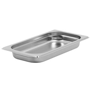 Dynasteel Bac Gastro GN 1/3 Inox - Profondeur 40 mm - 1,45 L