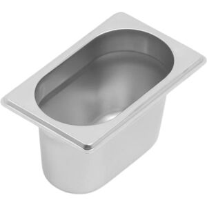 Dynasteel Bac Gastro GN 1/9 Inox - Profondeur 100 mm - 1 L