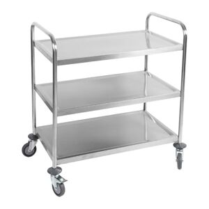 Dynasteel Chariot Inox à 3 Plateaux