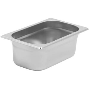 Dynasteel Bac Gastro GN 1/4 Inox - Profondeur 100 mm - 2,8 L