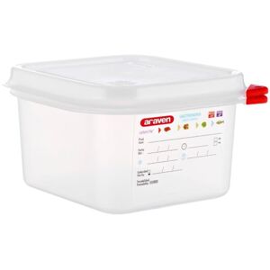Araven Boîte Alimentaire Gn1/6 1,7L - Lot De 4 - Publicité Araven Boîte Alimentaire Gn1/6 1,7L - Lot De 4 - Publicité