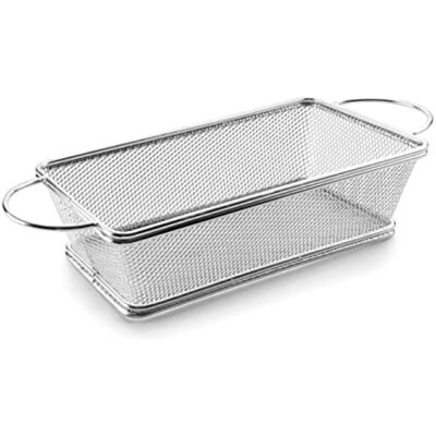 Lacor Panier Rectangulaire En Inox Avec Poignée - 21 X 11 Cm - Publicité Lacor Panier Rectangulaire En Inox Avec Poignée - 21 X 11 Cm - Publicité