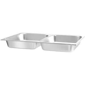 Hendi - GN 1/1 - 2 compartiments - 7,5 L - Conteneur chafing-dish - Publicité Hendi - GN 1/1 - 2 compartiments - 7,5 L - Conteneur chafing-dish - Publicité