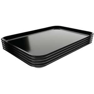 Bartscher Plat de Présentation Mélamine Noir - L 240 x P 350 x H 17 mm - Lot de 5 - Publicité Bartscher Plat de Présentation Mélamine Noir - L 240 x P 350 x H 17 mm - Lot de 5 - Publicité