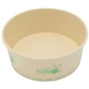FourniResto - Bol en bambou - 1300ml - Bol à salade - Publicité FourniResto - Bol en bambou - 1300ml - Bol à salade - Publicité