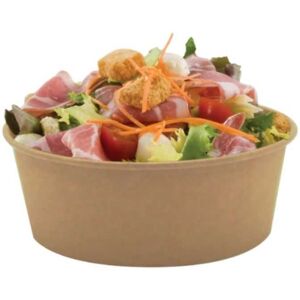 FourniResto Bol à Salade - Ø 184 mm - 1300 ml - Ecoresponsable - Lot de 50 - Publicité FourniResto Bol à Salade - Ø 184 mm - 1300 ml - Ecoresponsable - Lot de 50 - Publicité