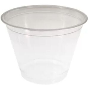 FourniResto Pot Transparent Plastique - 270 ml - Lot de 50 - Publicité FourniResto Pot Transparent Plastique - 270 ml - Lot de 50 - Publicité