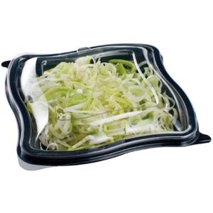 FourniResto Couvercle pour Boîte à Salade Noire en PET - Lot de 400 - Publicité FourniResto Couvercle pour Boîte à Salade Noire en PET - Lot de 400 - Publicité