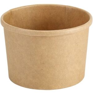 Dynasteel Pot à Soupe Kraft - 240 ml - Lot de 300 - Publicité Dynasteel Pot à Soupe Kraft - 240 ml - Lot de 300 - Publicité