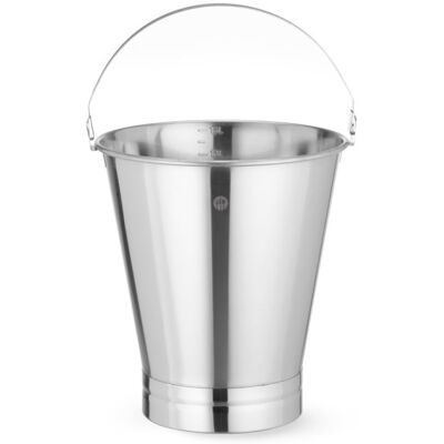 HENDI Seau en Inox avec Fond Renforcé - 15 L - Publicité HENDI Seau en Inox avec Fond Renforcé - 15 L - Publicité
