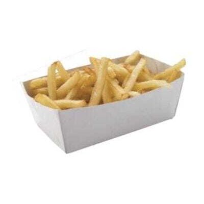 FourniResto Barquettes Carton Blanc - L 100 x P 60 mm - Eco Responsables - Lot de 250 - Publicité FourniResto Barquettes Carton Blanc - L 100 x P 60 mm - Eco Responsables - Lot de 250 - Publicité