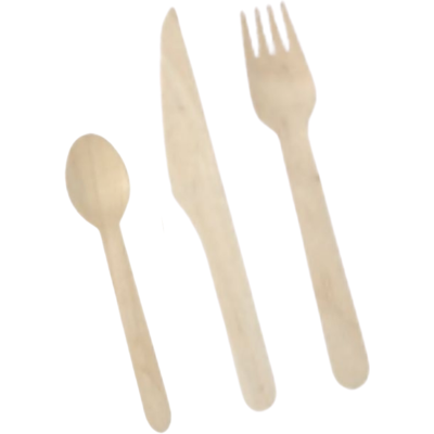 FourniResto Couverts en Bouleau - Kit 3 Pièces : Couteau, Fourchette, Cuillère - Lot de 250 - Publicité FourniResto Couverts en Bouleau - Kit 3 Pièces : Couteau, Fourchette, Cuillère - Lot de 250 - Publicité