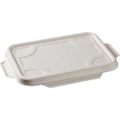 FourniResto Couvercle pour Barquette 1500ml en Pulpe - 265 x 200 mm - Lot de 50 - Publicité FourniResto Couvercle pour Barquette 1500ml en Pulpe - 265 x 200 mm - Lot de 50 - Publicité