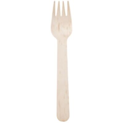 FourniResto Mini-Fourchette en Bouleau - Ecoresponsable - Lot de 100 - Publicité FourniResto Mini-Fourchette en Bouleau - Ecoresponsable - Lot de 100 - Publicité