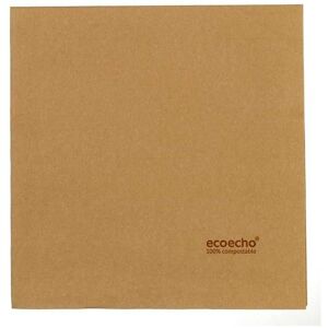 FourniResto Serviette Biodégradable en Papier - 400 x 400 mm - Lot de 60 - Publicité FourniResto Serviette Biodégradable en Papier - 400 x 400 mm - Lot de 60 - Publicité