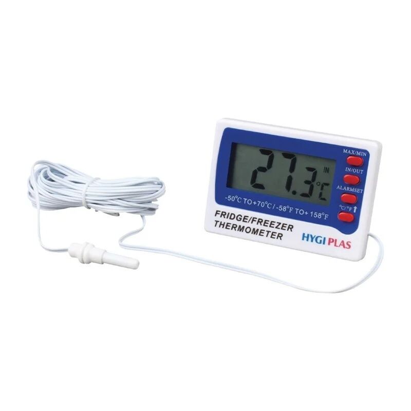 Notice d'utilisation, manuel d'utilisation et mode d'emploi Hygiplas Thermomètre Numérique Pour Congélateur Et Réfrigérateur   