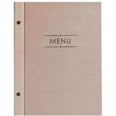 Lacor Porte-Menu Paul En Cuir - A4 - Publicité Lacor Porte-Menu Paul En Cuir - A4 - Publicité
