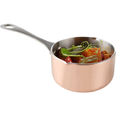 HENDI Casserole Miniature avec Bec Verseur - 75 mm de Diamètre - Publicité HENDI Casserole Miniature avec Bec Verseur - 75 mm de Diamètre - Publicité