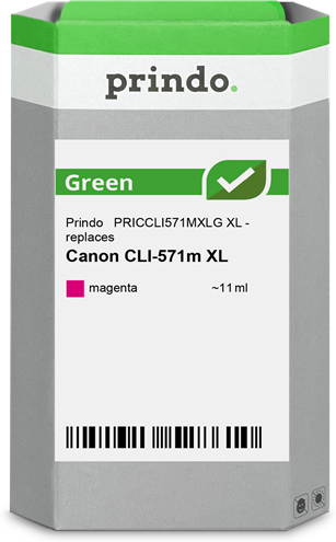 Prindo Green XL Cartouche d'encre Magenta Original PRICCLI571MXLG