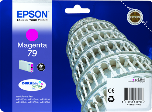 Epson T7913 Cartouche d'encre Magenta Original C13T79134010