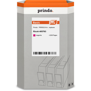 Prindo Basic Cartouche de Gel  Magenta Original PRIRGC41m