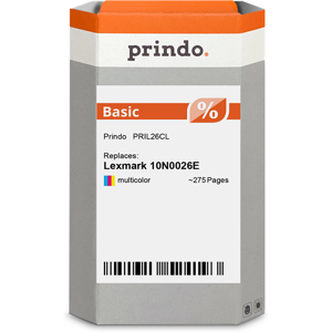 Prindo Basic Cartouche d'encre Plusieurs couleurs Original PRIL26CL