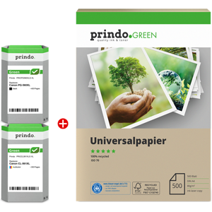 Prindo Green XL Value Pack Noir(e) / Plusieurs couleurs Original PRSCPG560XL_CL561XLG MCVP