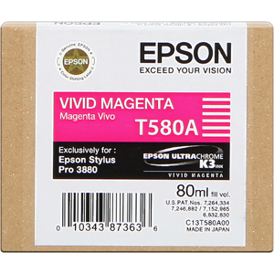 Epson T580A Cartouche d'encre Magenta Original C13T580A00