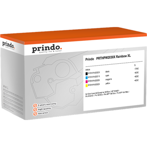 Prindo Classic Rainbow Value Pack Noir(e) / Cyan / Magenta / Jaune Original PRTHPW2030X