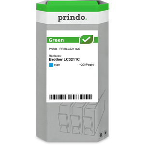 Prindo Green Cartouche d'encre Cyan Original PRIBLC3211CG