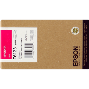 Epson T6123 Cartouche d'encre Magenta Original C13T612300