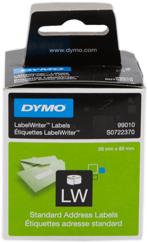 Dymo 99010 Etiquettes Blanc Original S0722370