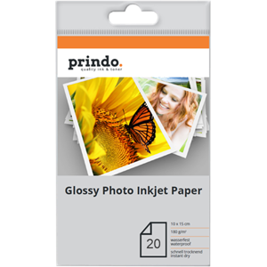 Prindo Fotopapier - Glossy Paper InkJet Papier Blanc Original PR18020A6