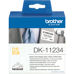 Brother Etiquettes Noir sur blanc Original DK-11234