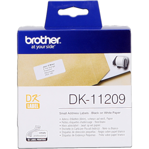 Brother Etiquettes Noir sur blanc Original DK-11209