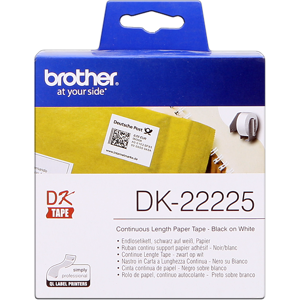 Brother Etiquettes Noir sur blanc Original DK-22225