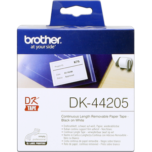 Brother Etiquettes Blanc Original DK-44205