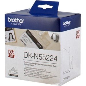 Brother DK-Tape Etiquettes Blanc Original DK-N55224