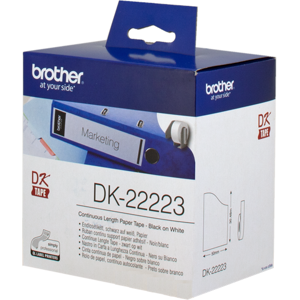 Brother Etiquettes Noir sur blanc Original DK-22223